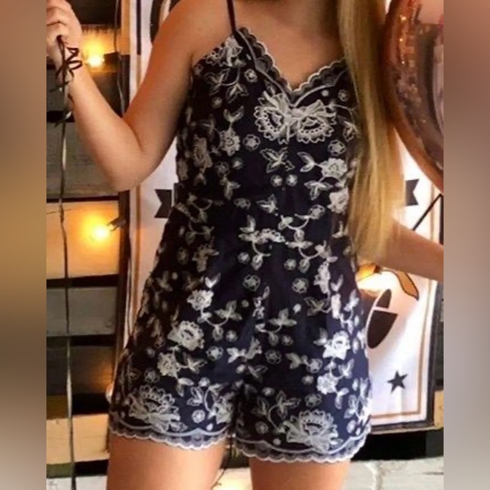 Altar’d State Navy Romper